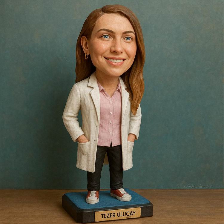 Yapay Zeka g�rselinden ger�ek fig�r/ 3d biblo