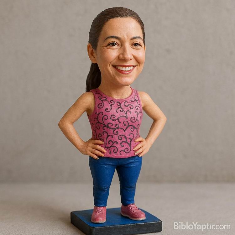 Yapay Zeka g�rselinden ger�ek fig�r/ 3d biblo