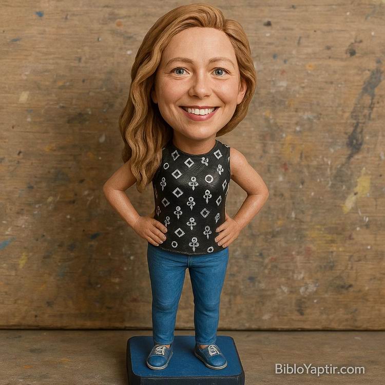 Yapay Zeka g�rselinden ger�ek fig�r/ 3d biblo