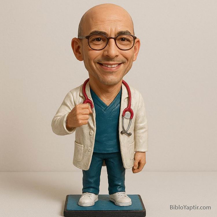 Yapay Zeka g�rselinden ger�ek fig�r/ 3d biblo