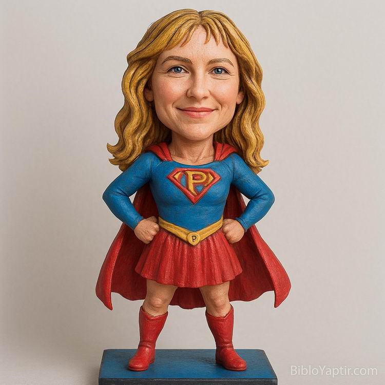 Yapay Zeka g�rselinden ger�ek fig�r/ 3d biblo