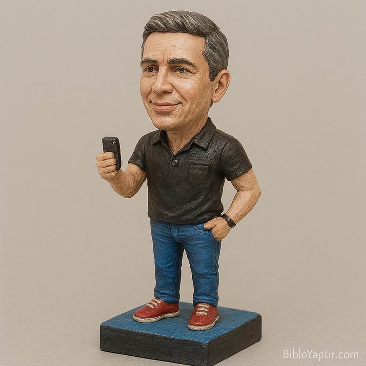 Yapay Zeka g�rselinden ger�ek fig�r/ 3d biblo