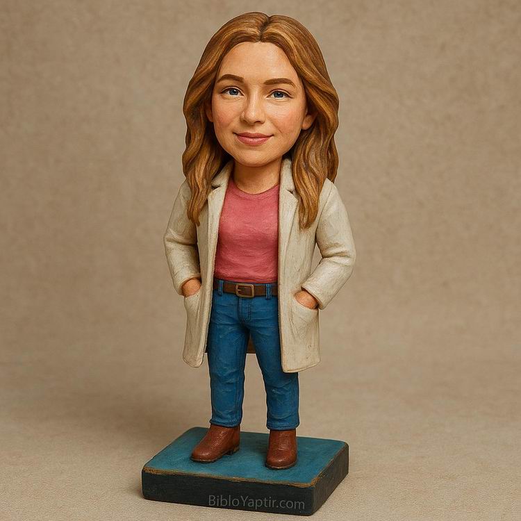 Yapay Zeka g�rselinden ger�ek fig�r/ 3d biblo