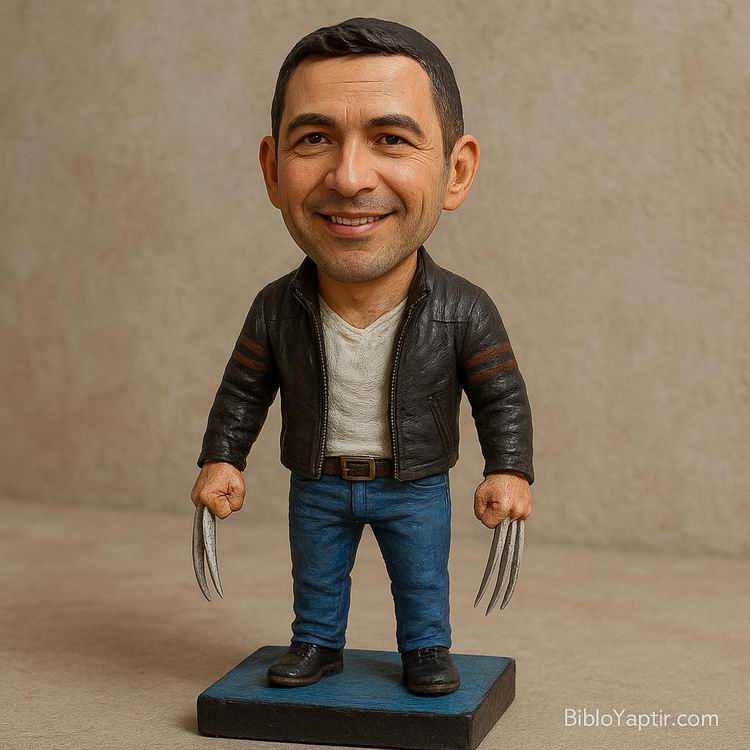 Yapay Zeka g�rselinden ger�ek fig�r/ 3d biblo