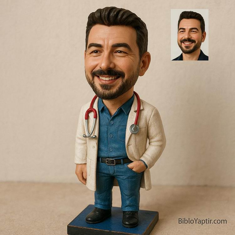 Yapay Zeka g�rselinden ger�ek fig�r/ 3d biblo