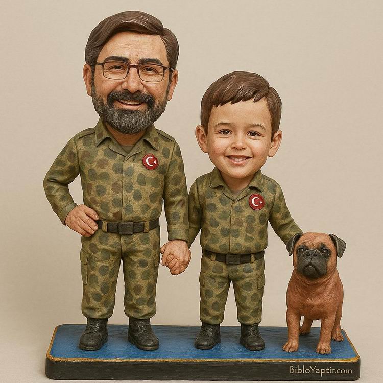 Yapay Zeka g�rselinden ger�ek fig�r/ 3d biblo