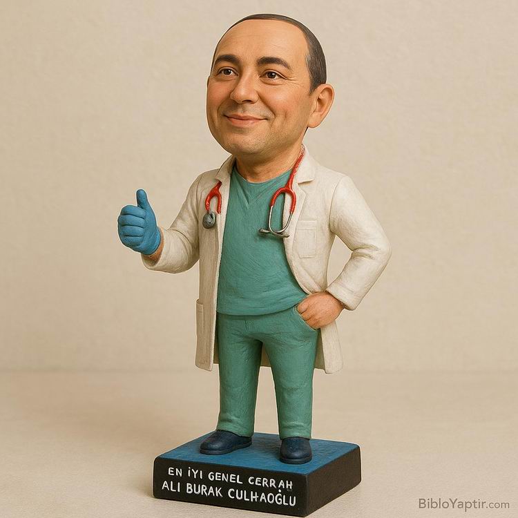 Yapay Zeka g�rselinden ger�ek fig�r/ 3d biblo