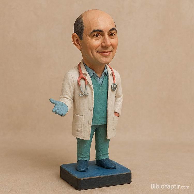 Yapay Zeka g�rselinden ger�ek fig�r/ 3d biblo