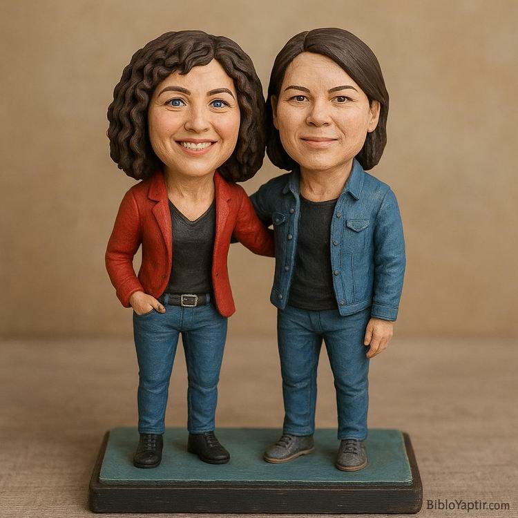 Yapay Zeka g�rselinden ger�ek fig�r/ 3d biblo