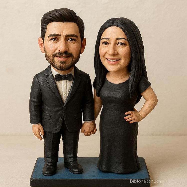 Yapay Zeka g�rselinden ger�ek fig�r/ 3d biblo