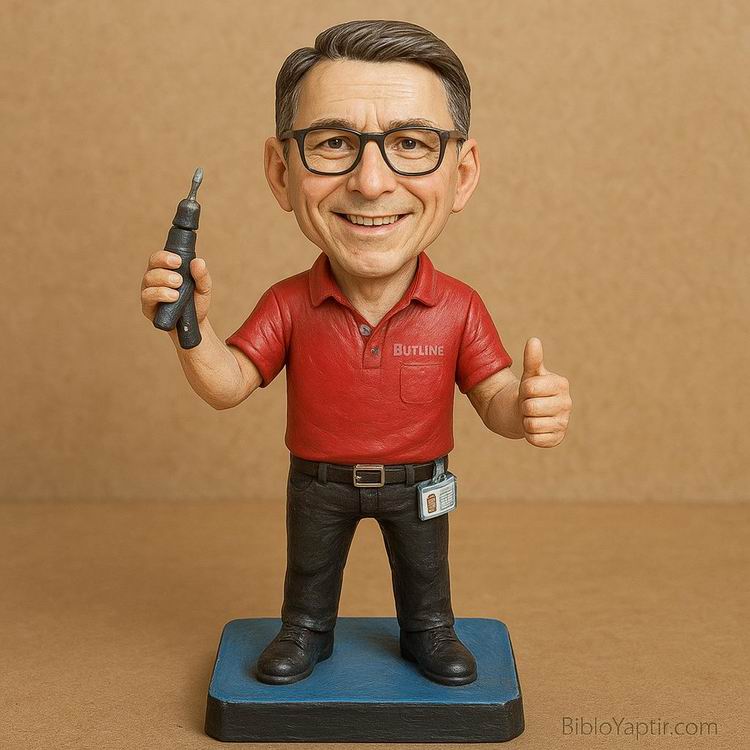 Yapay Zeka g�rselinden ger�ek fig�r/ 3d biblo