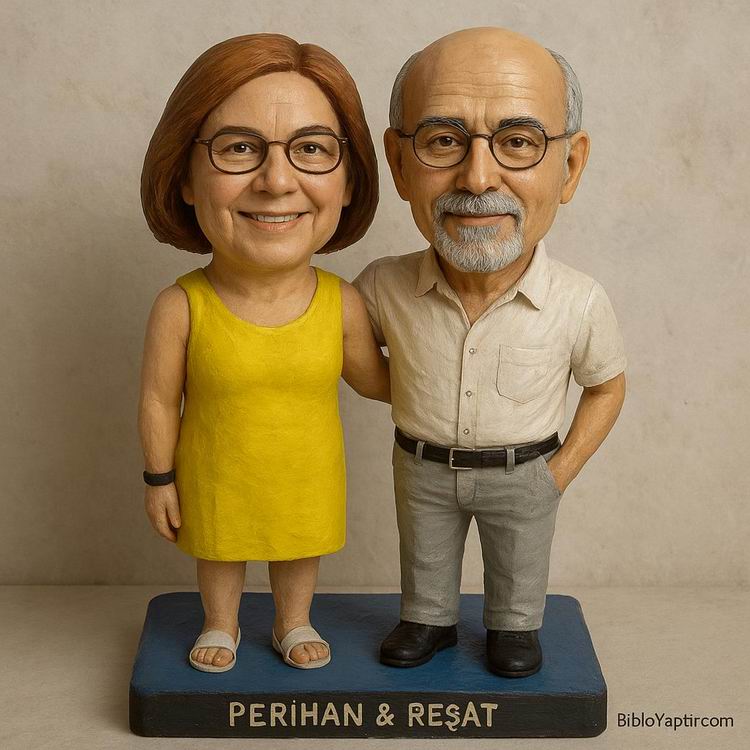 Yapay Zeka g�rselinden ger�ek fig�r/ 3d biblo