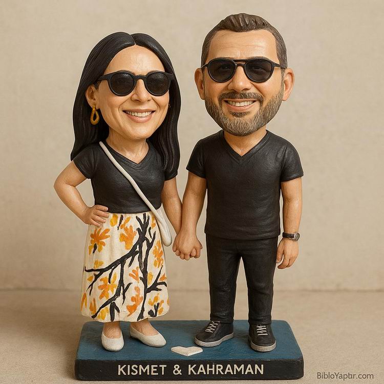 Yapay Zeka g�rselinden ger�ek fig�r/ 3d biblo