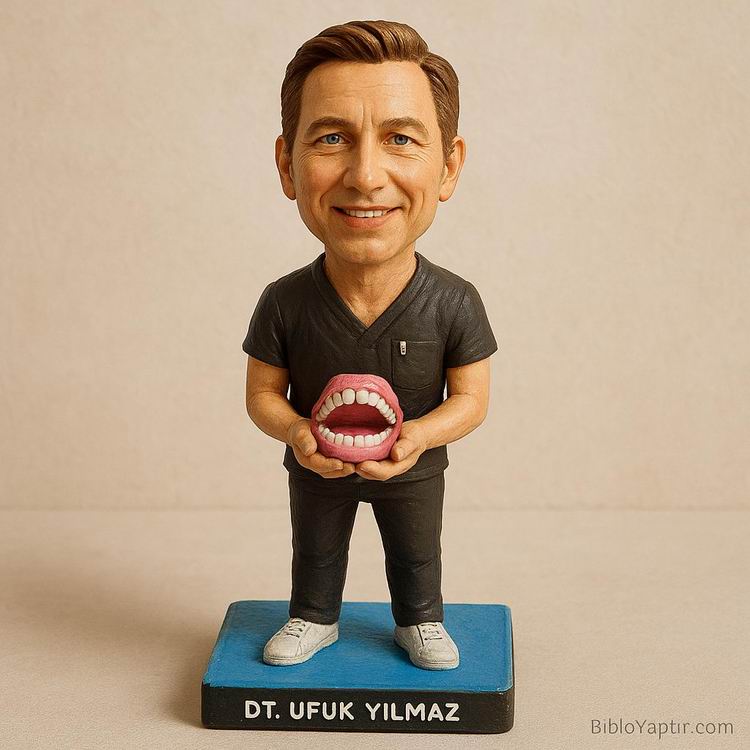 Yapay Zeka g�rselinden ger�ek fig�r/ 3d biblo