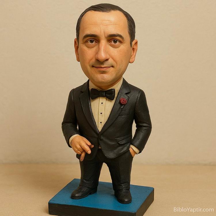 Yapay Zeka g�rselinden ger�ek fig�r/ 3d biblo