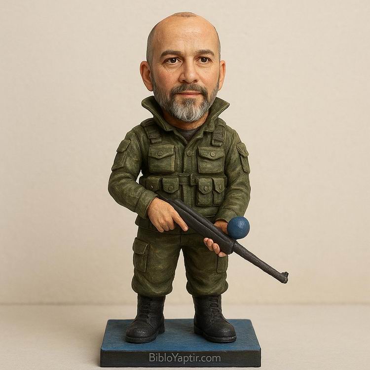 Yapay Zeka g�rselinden ger�ek fig�r/ 3d biblo