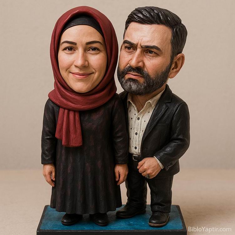 Yapay Zeka g�rselinden ger�ek fig�r/ 3d biblo