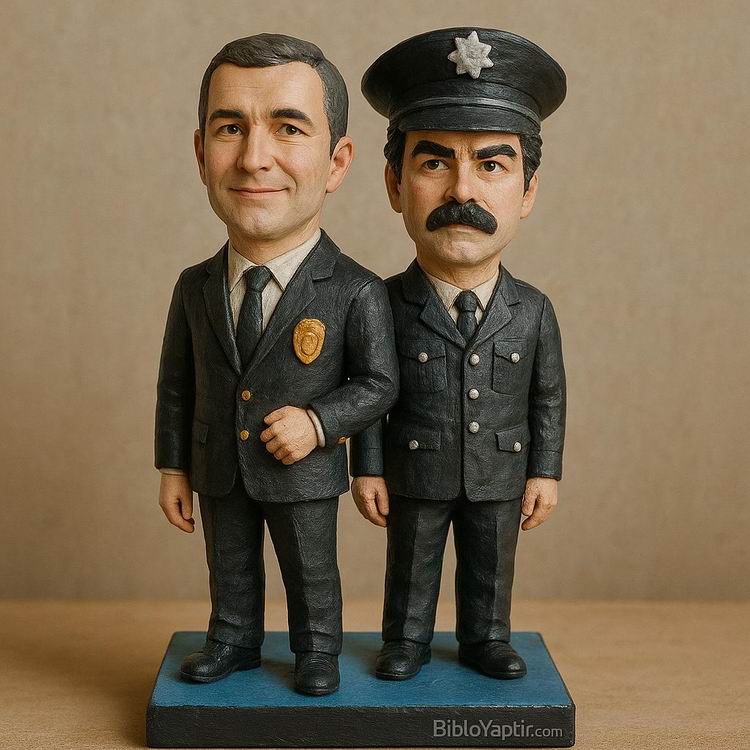 Yapay Zeka g�rselinden ger�ek fig�r/ 3d biblo