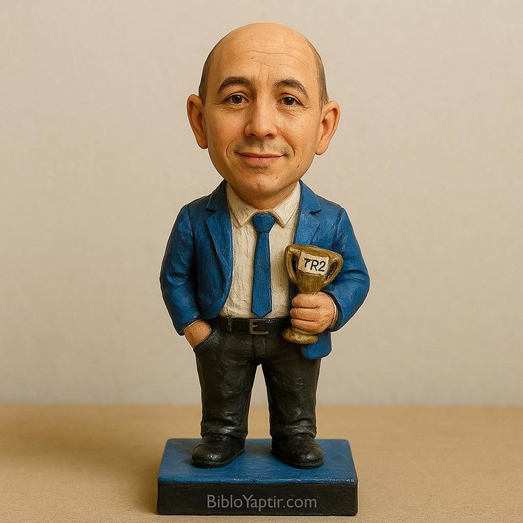 Yapay Zeka g�rselinden ger�ek fig�r/ 3d biblo