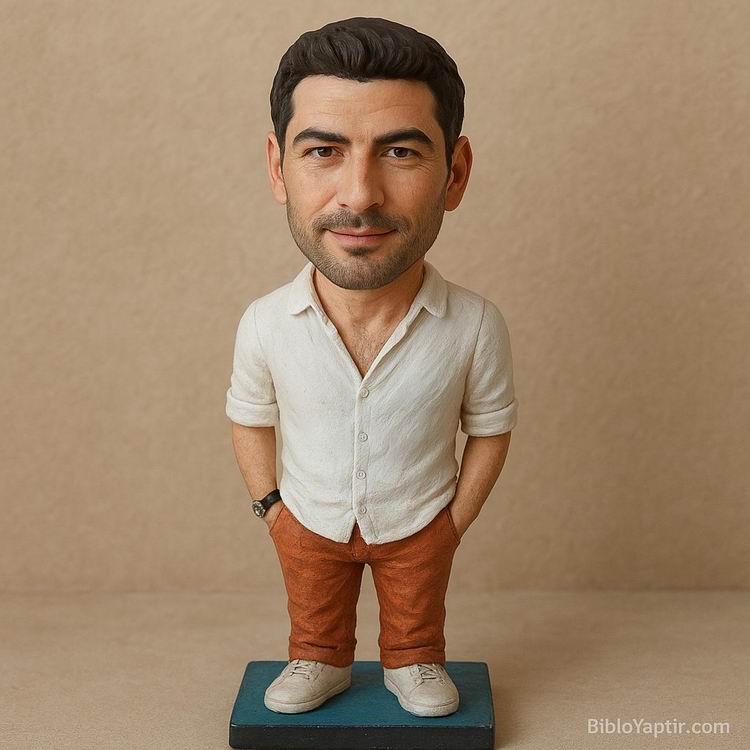 Yapay Zeka g�rselinden ger�ek fig�r/ 3d biblo