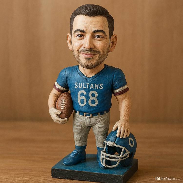 Yapay Zeka g�rselinden ger�ek fig�r/ 3d biblo